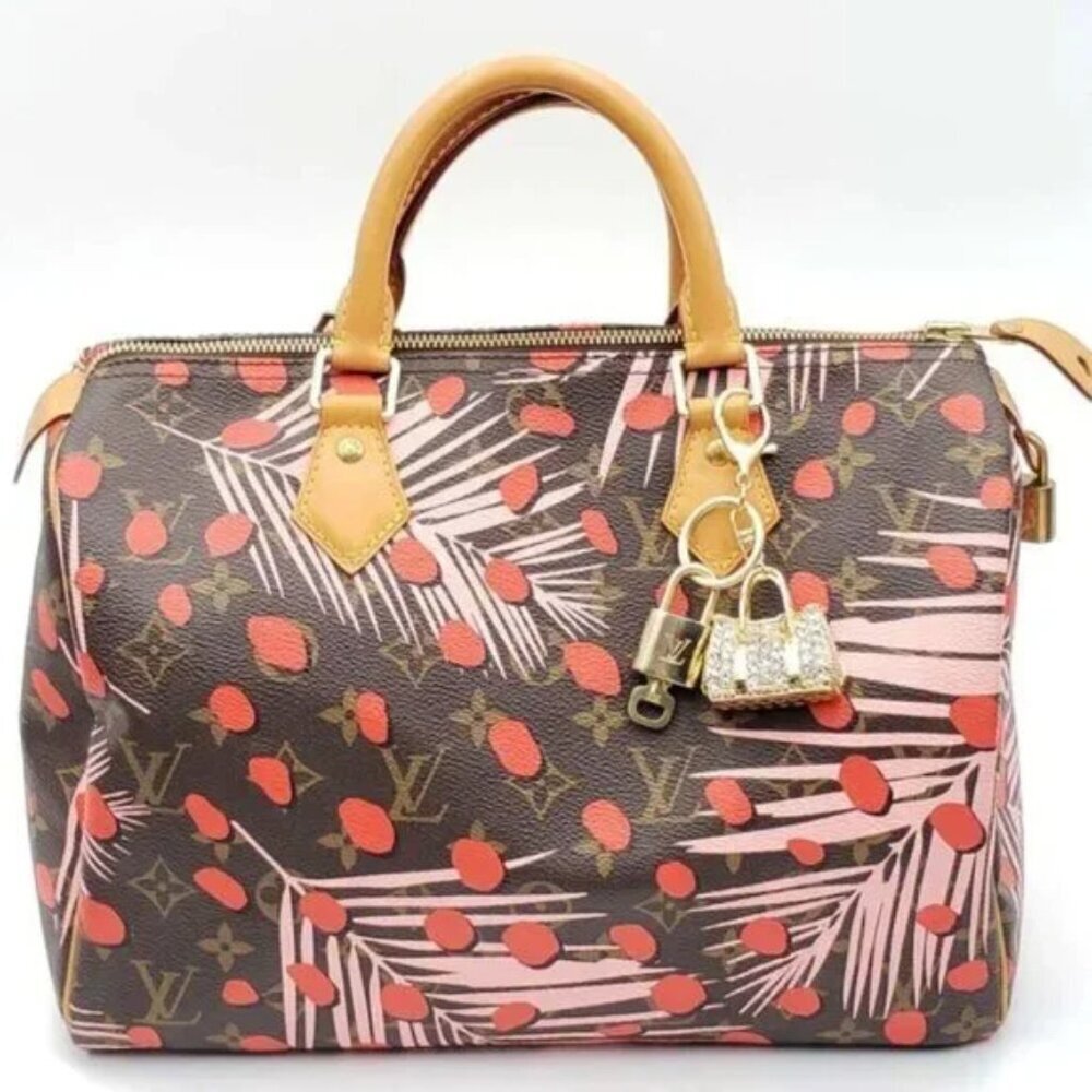 Louis Vuitton Gold Padlock 🔑 Authentic LV Unbranded Keychain Bag Charm - Picture 8 of 8